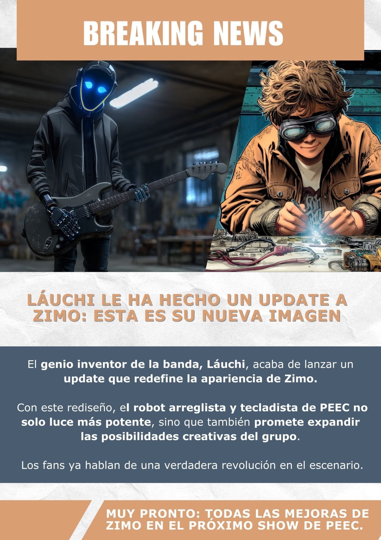 Láuchi le ha hecho un update a Zimo: Esta es su nueva imagen