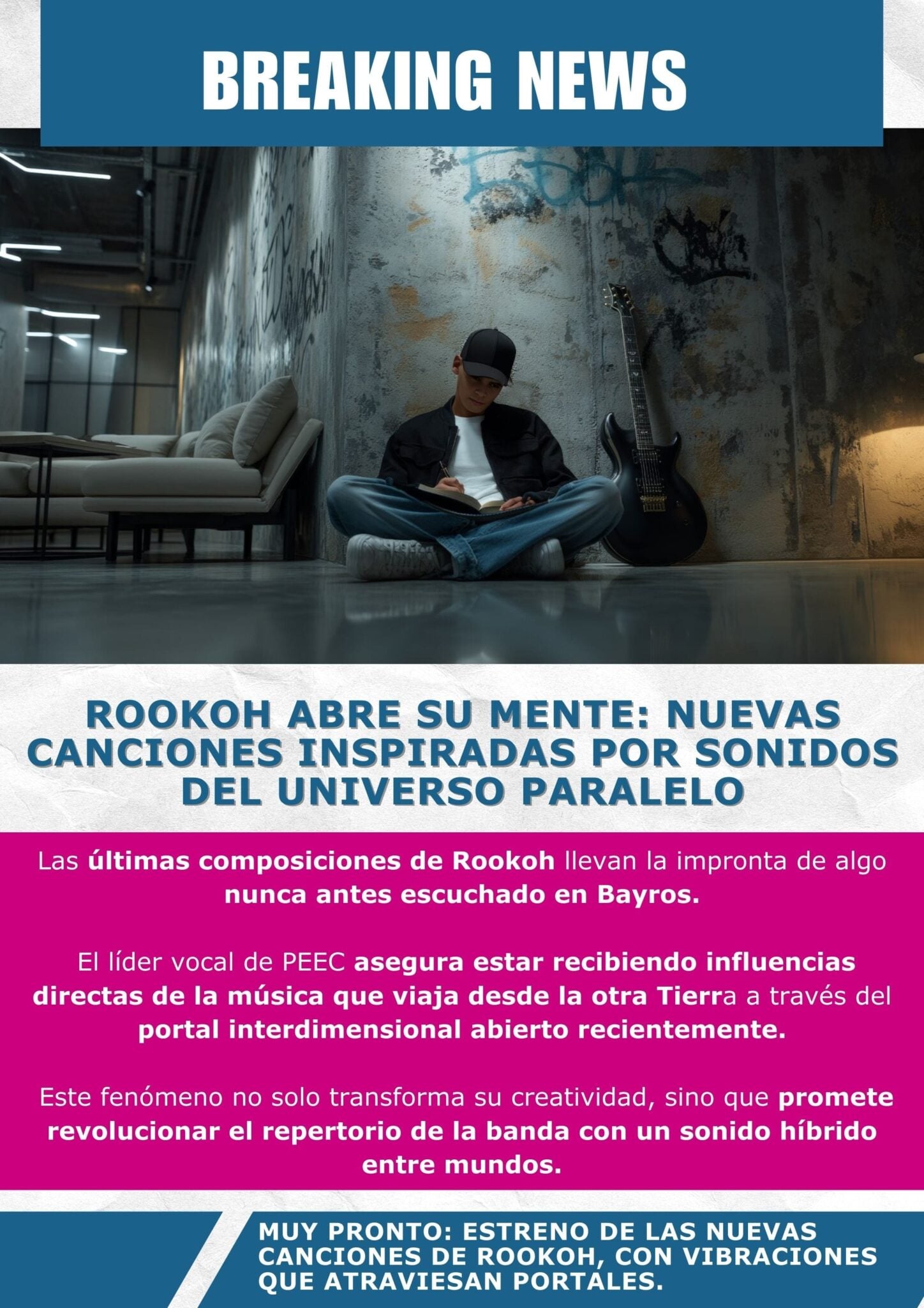 Rookoh abre su mente: Nuevas canciones inspiradas por sonidos del universo paralelo